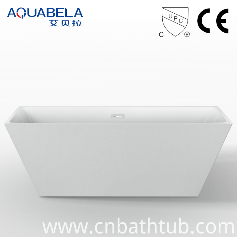 European Popular Item Narrow Flange Freestanding Hot Tub (JL630)